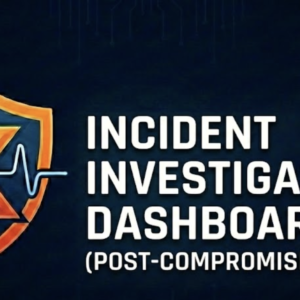 Incident Investigation Dashboard (Post-Compromise View)